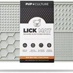 Pup Culture Dog Lick Mat for Dogs, Feeding Pad for Anxious Pets Plus 4 Different Puzzles for Brain Stimulation, Supports Mental, Dental, and Digestive Health, Bite Resistant and Heavy Duty