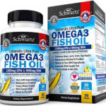Fish Oil Omega 3 EPA & DHA 2250 mg – Burpless Lemon Flavor Triple Strength Supplement – Immune & Heart Support Fatty Acids Pills – Promotes Immunity, Joint, Eyes, Brain & Skin Health – Non GMO 90 Ct