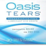 Oasis TEARS Original Lubricant Eye Drops Relief For Dry Eyes, 30 Count Box Sterile Disposable Containers (Pack of 2)