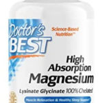 Doctor’s Best High Absorption Magnesium Glycinate Lysinate, 100% Chelated, Non-GMO, Vegan, Gluten & Soy Free, 100 mg, 240 Count
