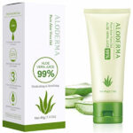 Aloderma 99% Organic Aloe Vera Gel, Bottled within 12 Hours of Harvest (45g, 1.5 oz), No Sticky Residue – No Powder Concentrates or Water Added – Eco-Friendly