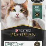 Purina Pro Plan Allergen Reducing, High Protein Cat Food, LIVECLEAR Salmon and Rice Formula – 16 lb. Bag