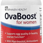 Fairhaven Health Ovaboost with Myo-Inositol, Folate, CoQ10, and Vitamins – Womens Ovulation & Egg Quality – Natural Fertility Supplement (120 Capsules)