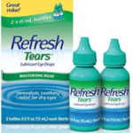 Refresh Tears Lubricant Eye Drops, 2 Count (Pack of 1)