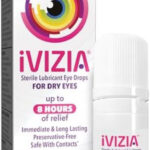 iVIZIA Sterile Lubricant Eye Drops for Dry Eyes, Preservative-Free, Moisturizing, Dry Eye Relief, Contact Lens Friendly, 0.33 fl oz Bottle