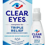 Clear Eyes Triple Relief Eye Drops, Relieves Redness & Calms Irritation, 0.5 Fl Oz