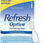 Refresh Optive Lubricant Eye Drops, Preservative-Free, 0.01 Fl Oz Single-Use Containers, 60 Count