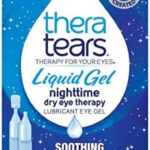 TheraTears Liquid Gel Nighttime Lubricating Eye Drops for Dry Eyes, Single-Use Vials, 30 Count