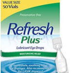 Refresh Plus Lubricant Eye Drops, Preservative-Free, 0.01 Fl Oz Single-Use Containers, 50 Count, Packaging May Vary