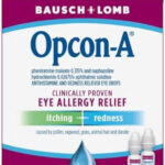 Opcon-A Allergy Eye Drops by Bausch + Lomb, for Itch and Redness Relief, Red and Itchy Eyes Antihistamine Eye Drop, Clinically Proven Treatment, 0.5 Fl Oz (Pack of 2)