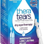 TheraTears Dry Eye Therapy Lubricating Eye Drops for Dry Eyes, Preservative Free eye drops, 30 Single-Use Vials