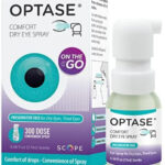 OPTASE Comfort Dry Eye Spray – Eye Spray for Dry Eyes – Preservative Free Artificial Tears Eye Drops Alternative – Dry Eye Drops in a Convenient Spray – Multi-Use Bottle, Contact Lens Safe – .58 fl oz