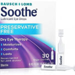 Soothe Preservative Free Lubricant Eye Drops, Long-Lasting Dry Eye Relief, Moisturizing & Comforting, Suitable for Sensitive Eyes, Single Use Vials, 30 Count