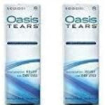 Oasis TEARS Lubricant Multidose BOTTLE Eye Drops Relief For Dry Eyes, 0.3 fl oz (Pack of 2 BOTTLES)