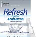 Refresh Optive Advanced Lubricant Eye Drops, Preservative-Free, Single-Use Containers, 0.01 Fl Oz – 30 Count (Pack of 1)