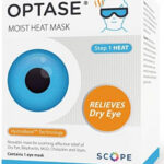 Optase Moist Heat Eye Mask for Dry Eyes – Dry Eye Mask with HydroBead Technology – Washable, Microwaveable Eye Compress for Dry Eyes – Dry Eye Therapy Mask Holds Heat for 10 Minutes – Step 1 Heat
