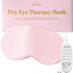 Heated Eye Mask for Dry Eye Relief – Stye Eye Treatment, Sinus Eyemask, Electric Eye Mask for Dry Eyes Moist Heat, Dry Eye Masks with Moist Heat Warming Compress Eye Mask – Warm Compress – Pink