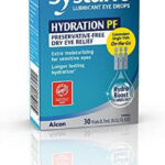 Alcon Hydration Preservative-Free Lubricant Eye Drops, Transparent, 0.7 ml, 30 Count