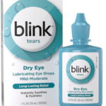 Blink Tears Lubricating Eye Drops, 1 fl oz (30 mL) Eye Care for Mild to Moderate Dry Eyes, Hyaluronate for Boosting Hydration, Moisturizing & Soothing Eye Drops for Dry Eyes