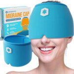 ICEWRAPS Migraine Cap | Form-Fitting Migraine Relief Cap | Headache Relief Cap with 360° Head Coverage | Migraine Relief Products | Sinus Relief | Cold Therapy Headache Cap | Migraine Mask