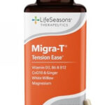 Migra-T – Migraine Prevention & Relief Supplement – Support for Severe Headaches – Reduces Light Sound & Odor Sensitivity – Feverfew, White Willow, Magnesium, Ginger & CoQ10-60 Capsules